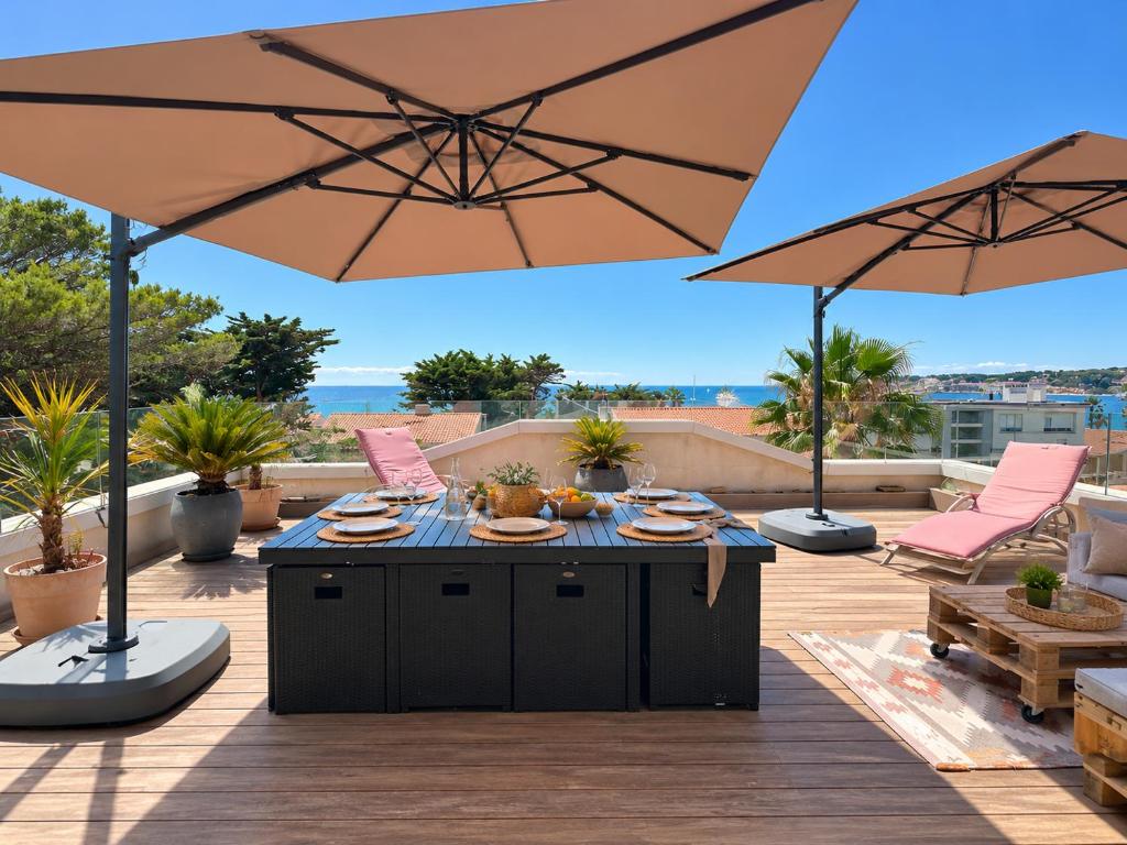 Magnifique Roof-top vue mer à 180° sur Sanary - 1