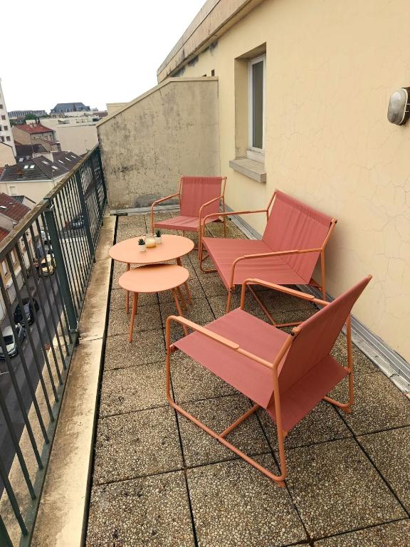 Le Nid de Laon -Reims- 2 pers, parking et balcon - 5