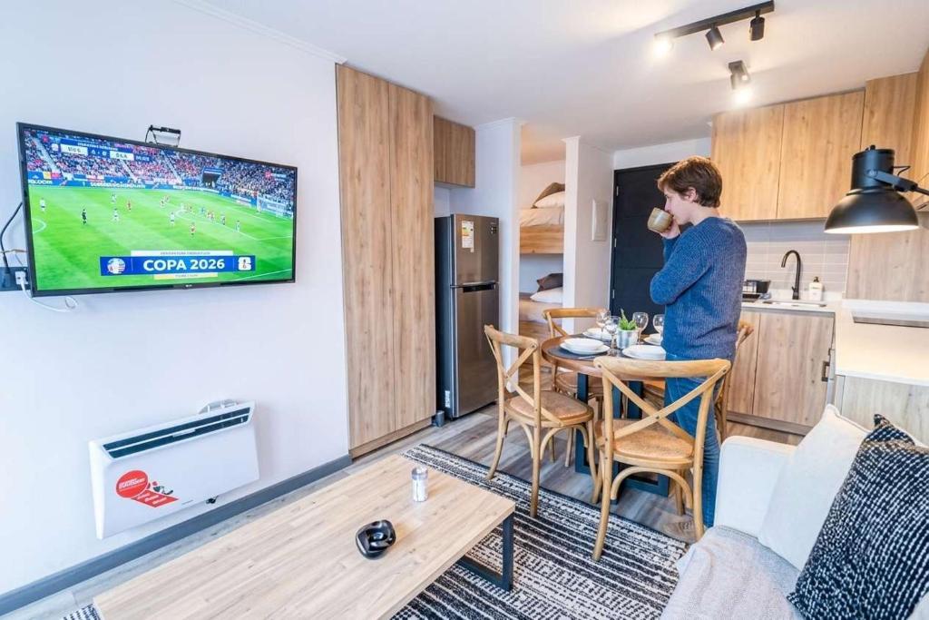 HOM I 1D1B, Wifi, Terraza, Calefacción eléctrica, Full equipado, Excelente ubicación y seguridad - 1