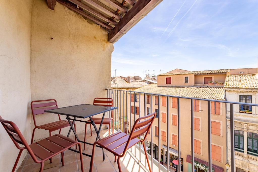 Suite La Vigne - T3 Climatisé avec Balcon Hypercentre - 3