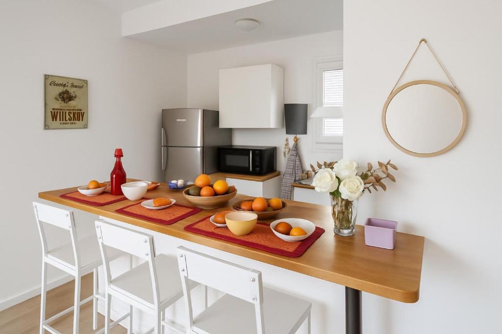 Appartement mignon, climatisé avec une grande chambre - 1