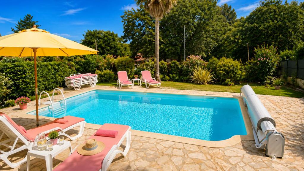 Grande villa climatisée avec piscine privée à Mougins proche Cannes - 2