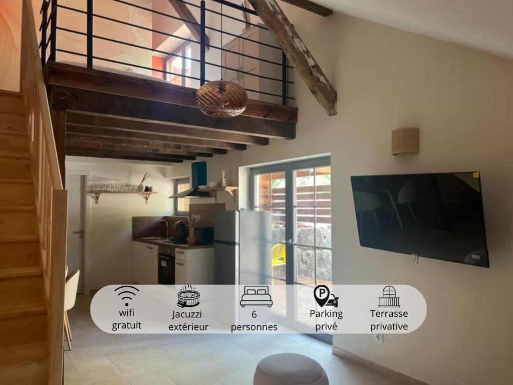 La Clé des Champs - « Le Loft » - Jacuzzi Privé - 1