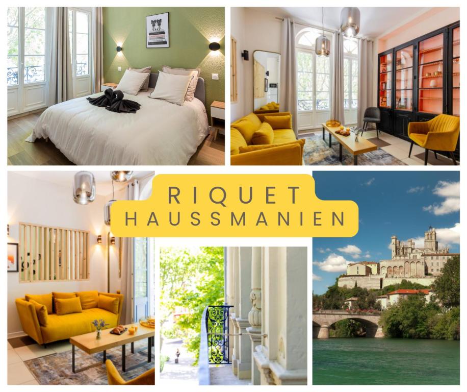 Le Riquet Haussmannien - Confort & Elégance - Climatisé - PLEIN COEUR BEZIERS - Proximité Commerces et Transports immédiat - TheWhiteGlove Services - OFFRE SPECIALE NOUVEL HEBERGEMENT - 1