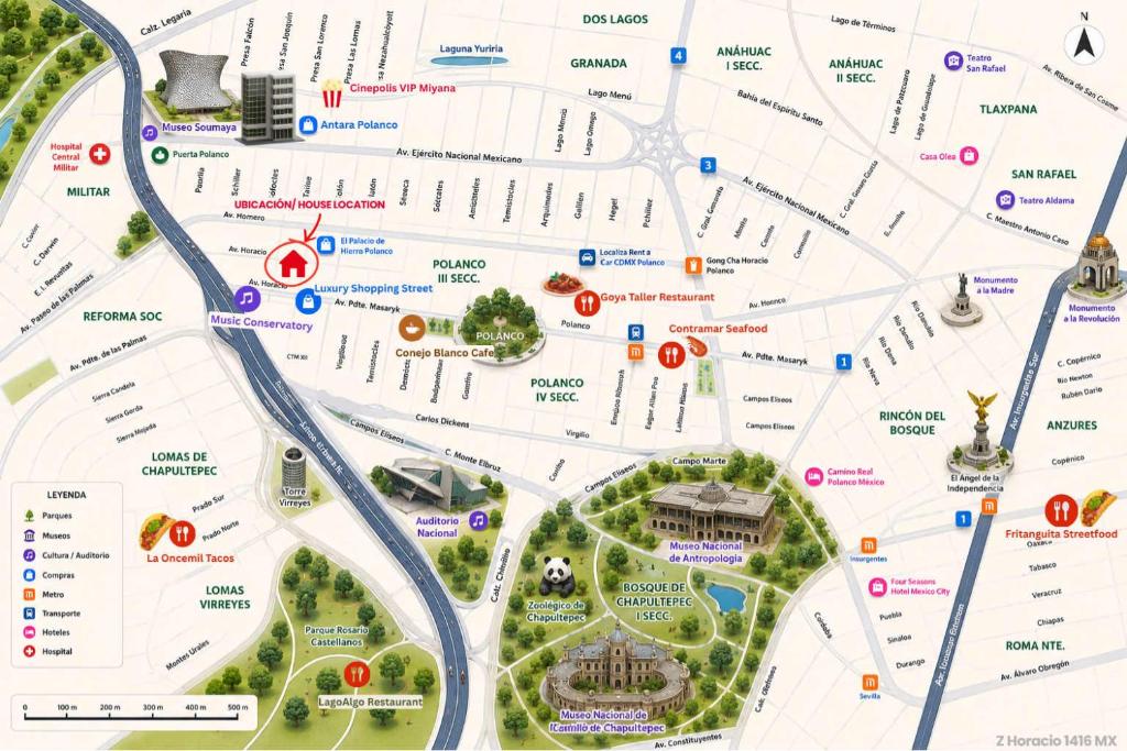 Prime Polanco Stay With Patio Near Shops & Cafes - 4