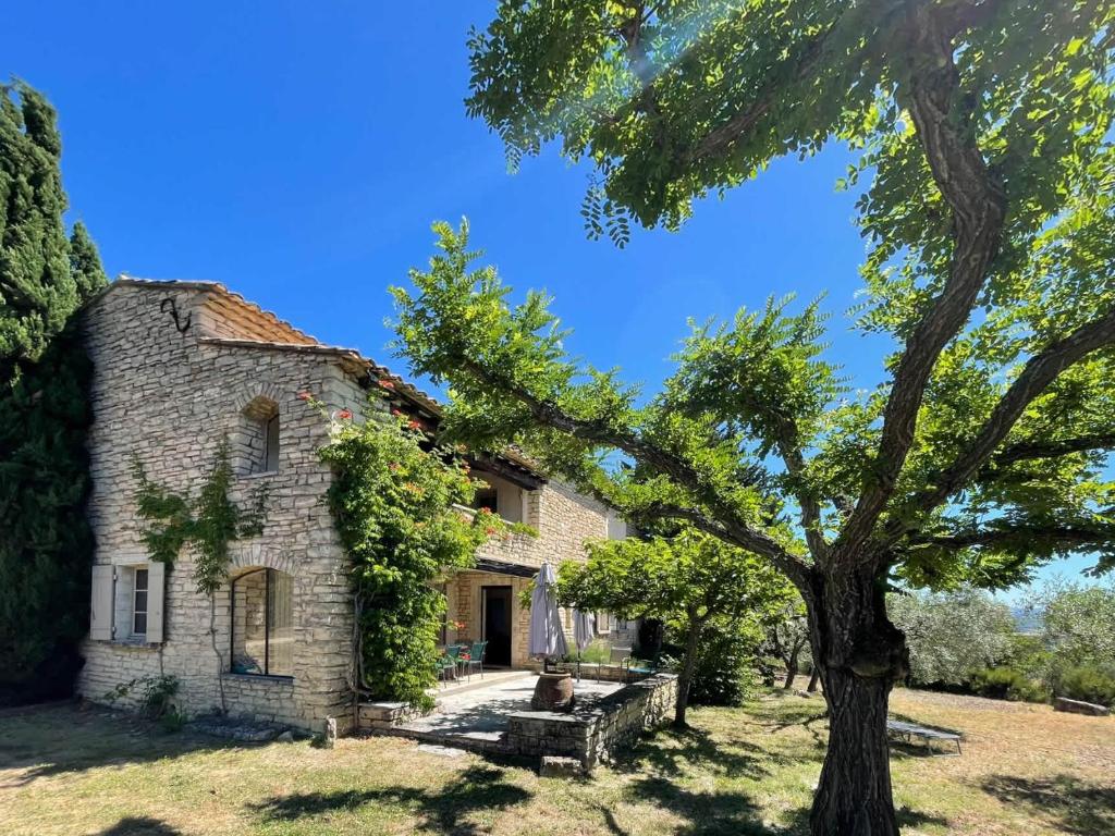 Villa La Familliale, piscine avec vue imprenable sur Gordes - 2