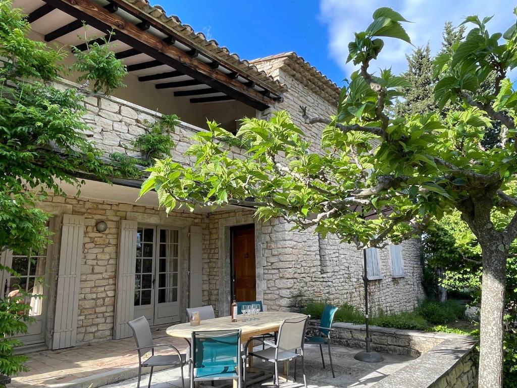 Villa La Familliale, piscine avec vue imprenable sur Gordes - 5