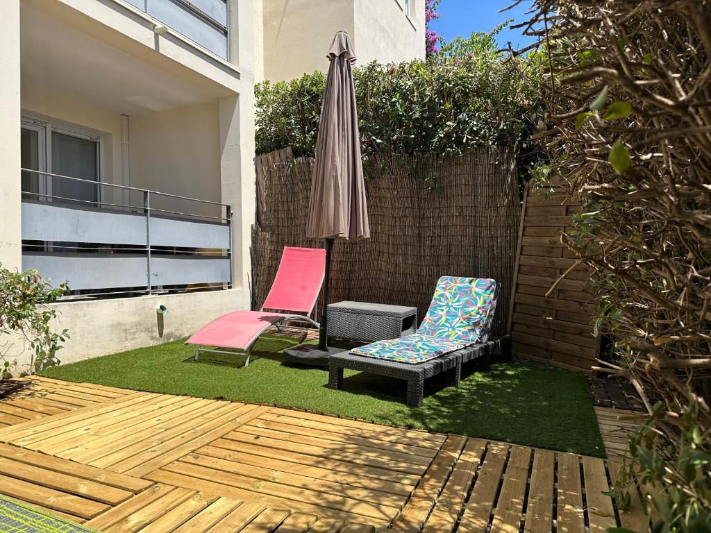 Cosy Garden T2 4p proche odysseum et gares clim wifi jardin - 5