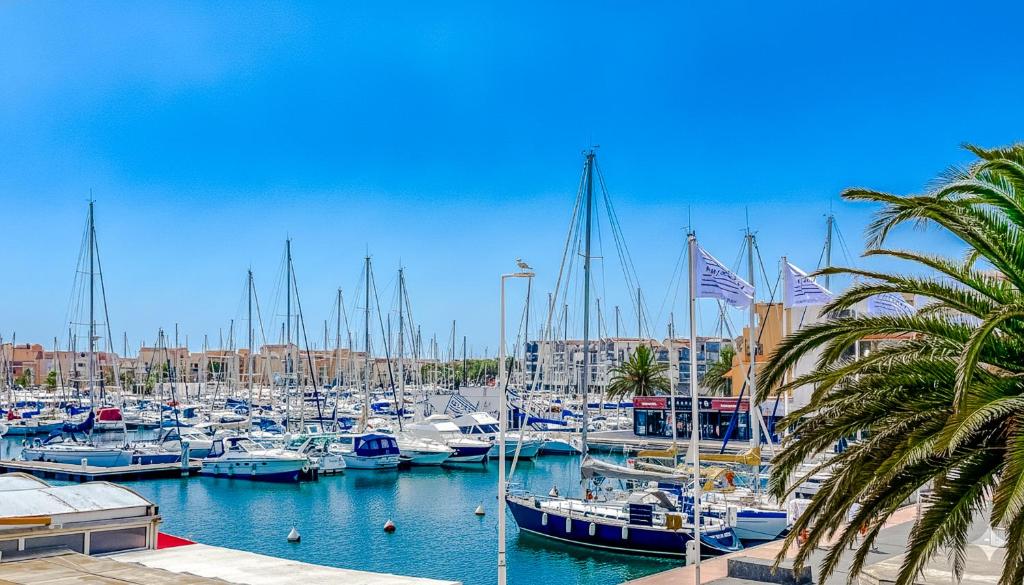 TERRASSE Vue MARINA - PARKING Privé - Port Commerces & PLAGE à PIED - Vue Exceptionnelle - RétroMirabeau "Côté Mer" - 2