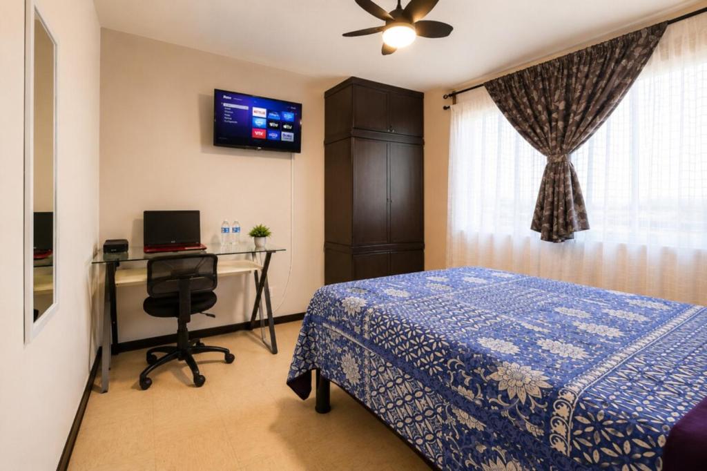Cozy bedroom at 5 min Mexico City Airport T1 & T2 - 3