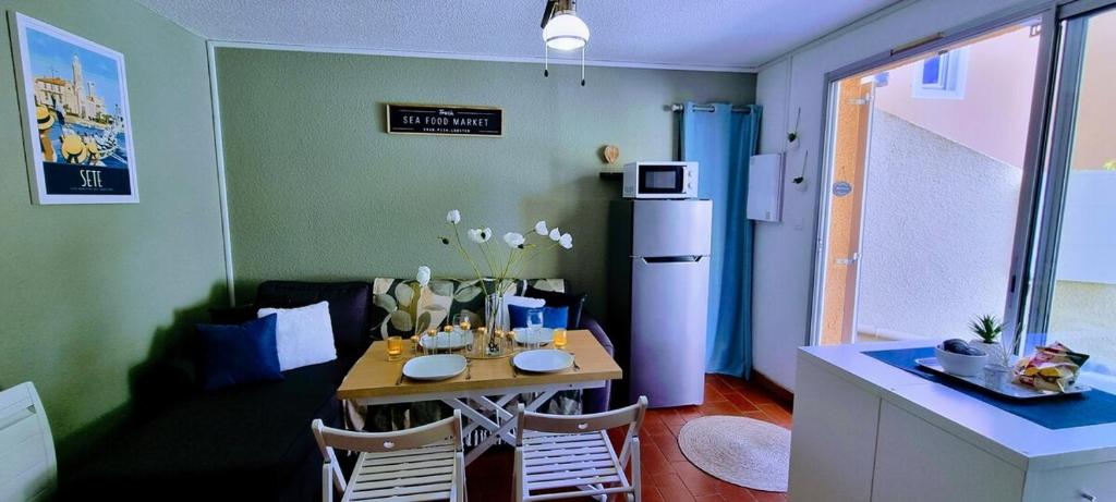 Le MARINE Rez de Jardin direct Plage Parking Privé Climatisé - 4