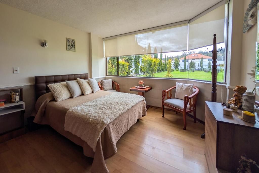 Private Chalet with Gardens and Hot Tub - 4