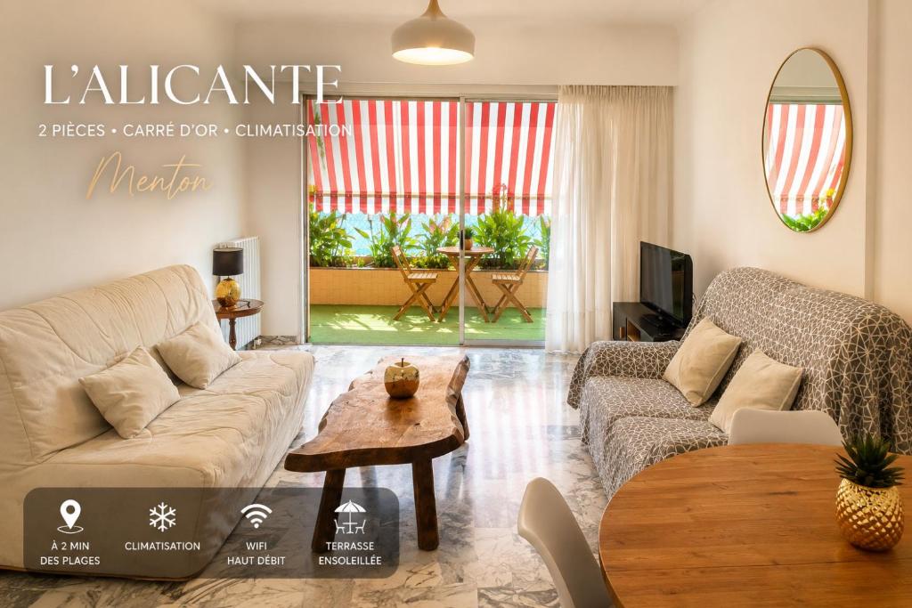 L Alicante Carré d'Or 2 pieces Terrasse Climatise - 1
