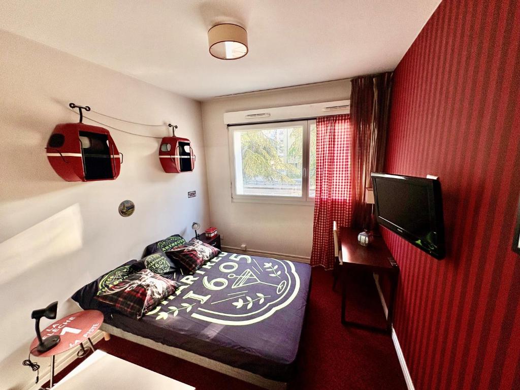 Studio lumineux et climatisé avec parking gratuit - Tramway devant la résidence - appartement 114 - 2
