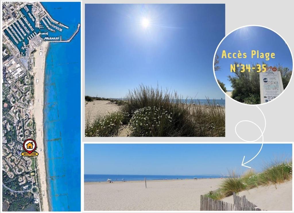 Studio - Résidence en 1ère ligne de la Plage - Parking privé sécurisé - 2