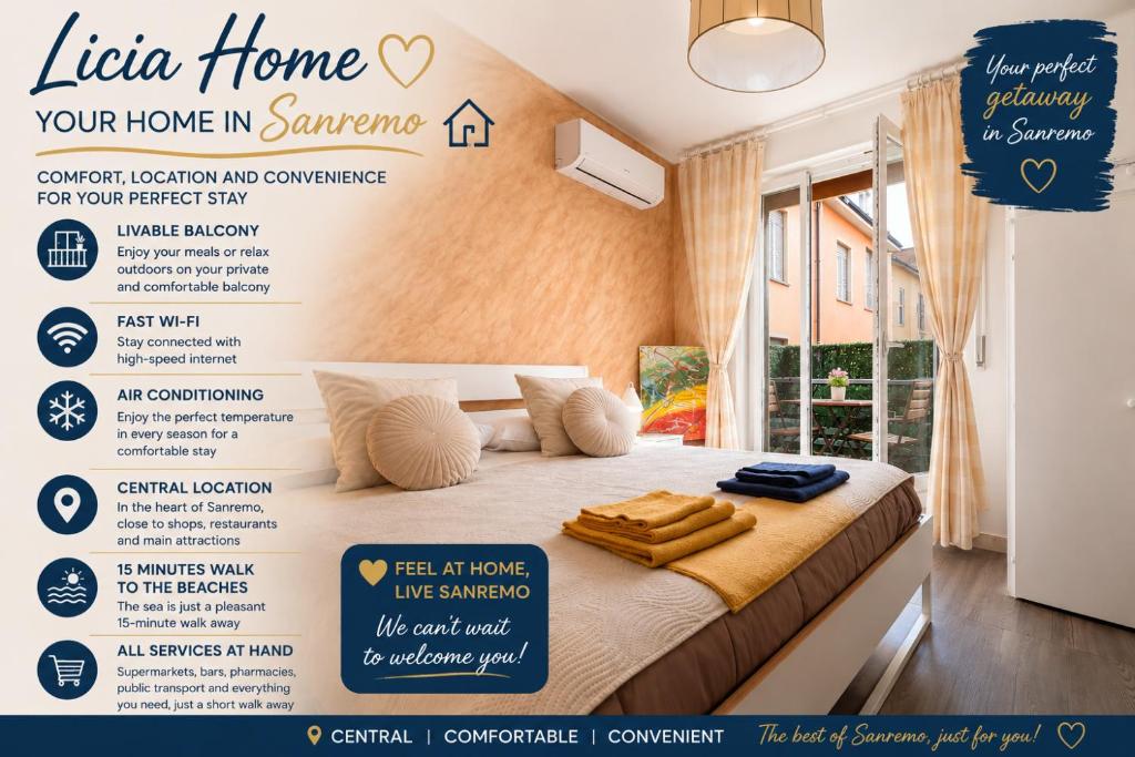 L&R - Affittasi Licia Home, appartamento con aria condizionata e Wi-Fi centralissimo a pochissima distanza da Ariston, Casinò e dal mare - 1