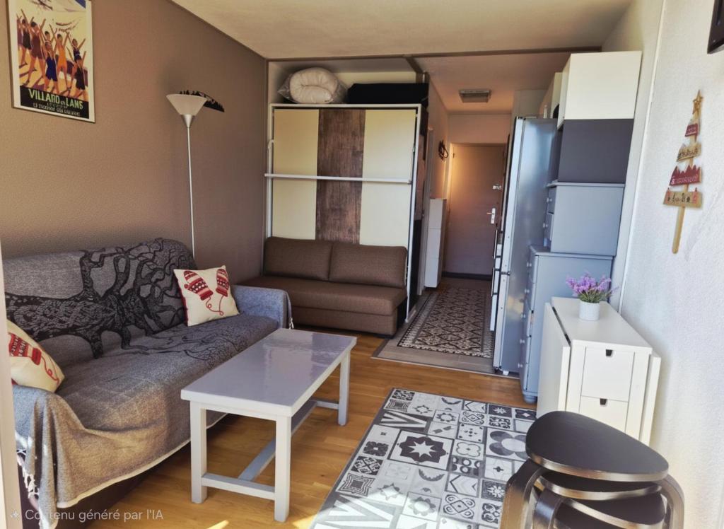 STUDIO plein sud "Les Arolles" Balcon de VILLARD DE LANS - 5