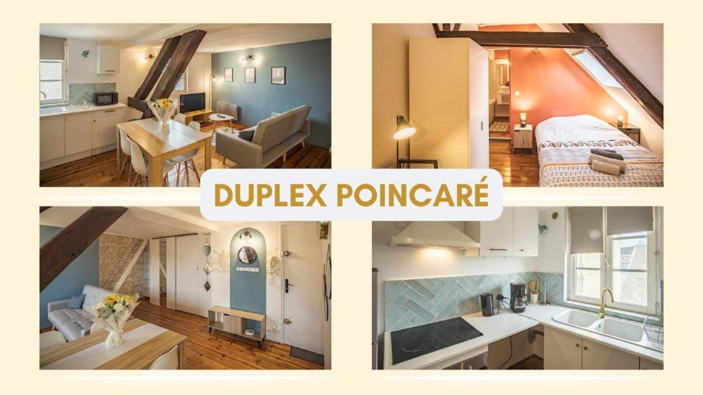 Duplex Poincaré - Proche Hôtel de Ville - 4 pers - 2