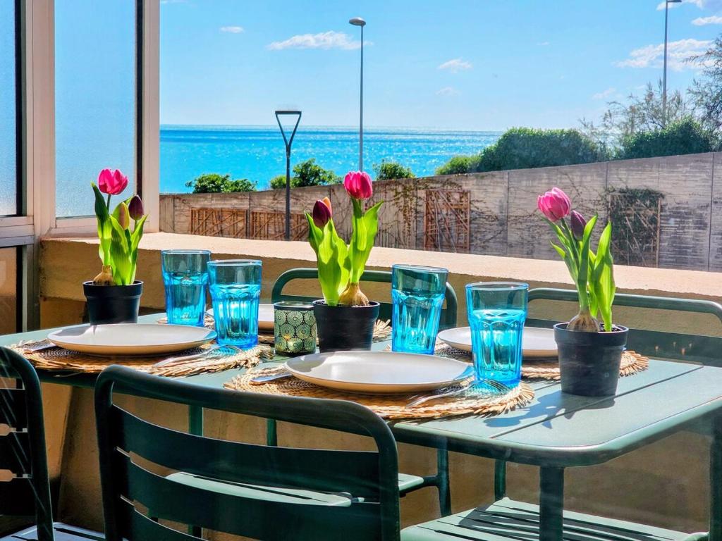 LE MARTY 7 Vue Mer Centre Terrasse Garage Piscine Climatisation - 1