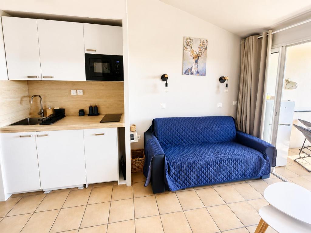 Appartement Rénové Vue Mer Climatisé Golfe de St Tropez Grimaud Les Restanques 4 personnes - 5