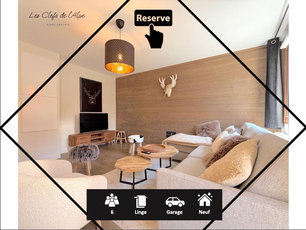 Superbe T3 cosy et spacieux avec garage - 1