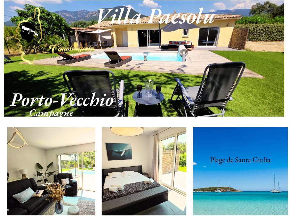 Villa 6 pers Piscine Chauffée Campagne Porto Vecchio - 1
