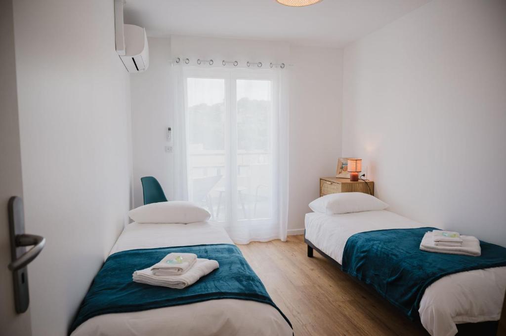 Antarès - Hyper-centre, vue bassin, 108 m2, 3 chambres, clim, parking, plage à 100 m - 5