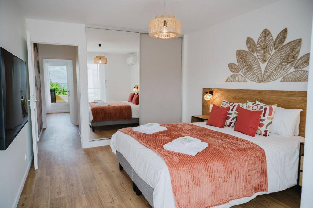 Antarès - Hyper-centre, vue bassin, 108 m2, 3 chambres, clim, parking, plage à 100 m - 3