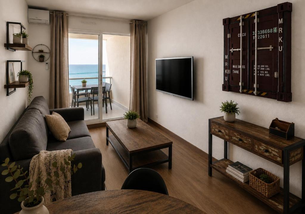 Évasion face à la mer Sète Corniche Balcon panoramique & appartement cosy - 4