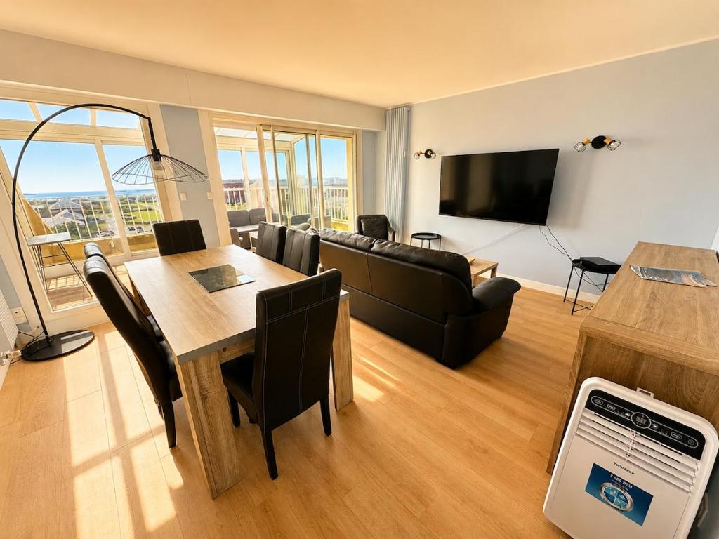 Vue panoramique au 8ème étage avec 3 Terrasses & 1 Parking à Berck-Plage - 2