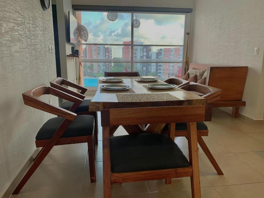 Exclusivo Apartamento 2 dormitorios con piscina en Cancún - 4