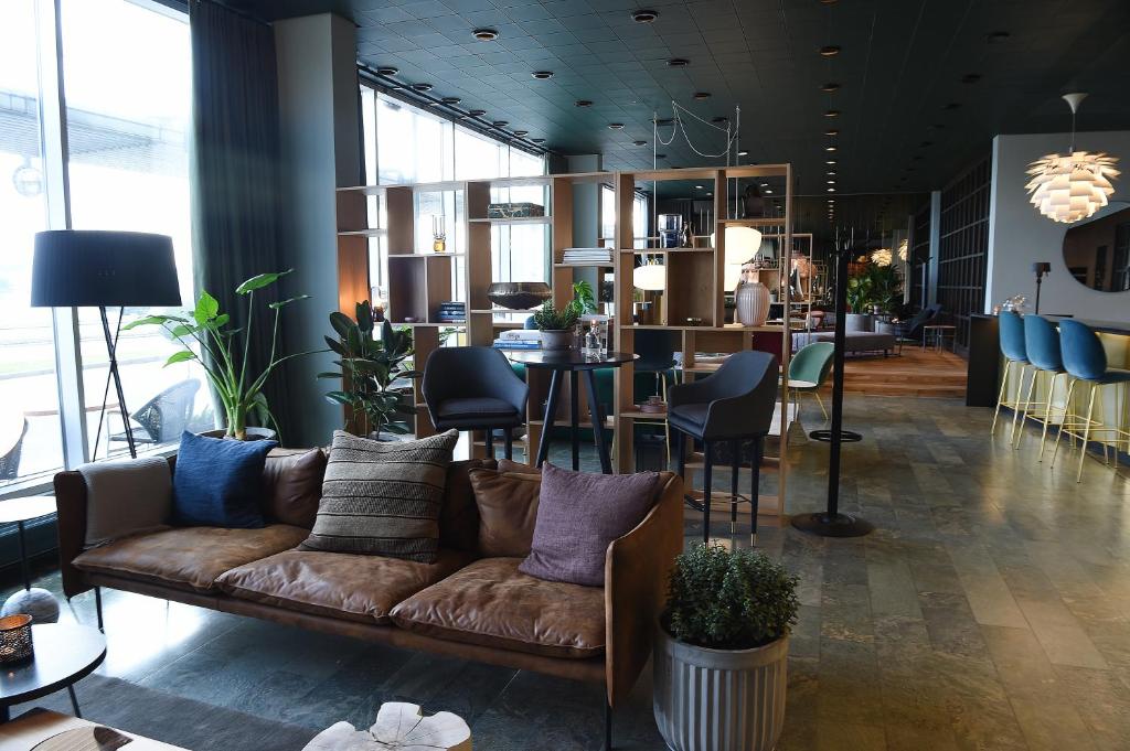 Lobby, Hotel Jutlandia in Frederikshavn