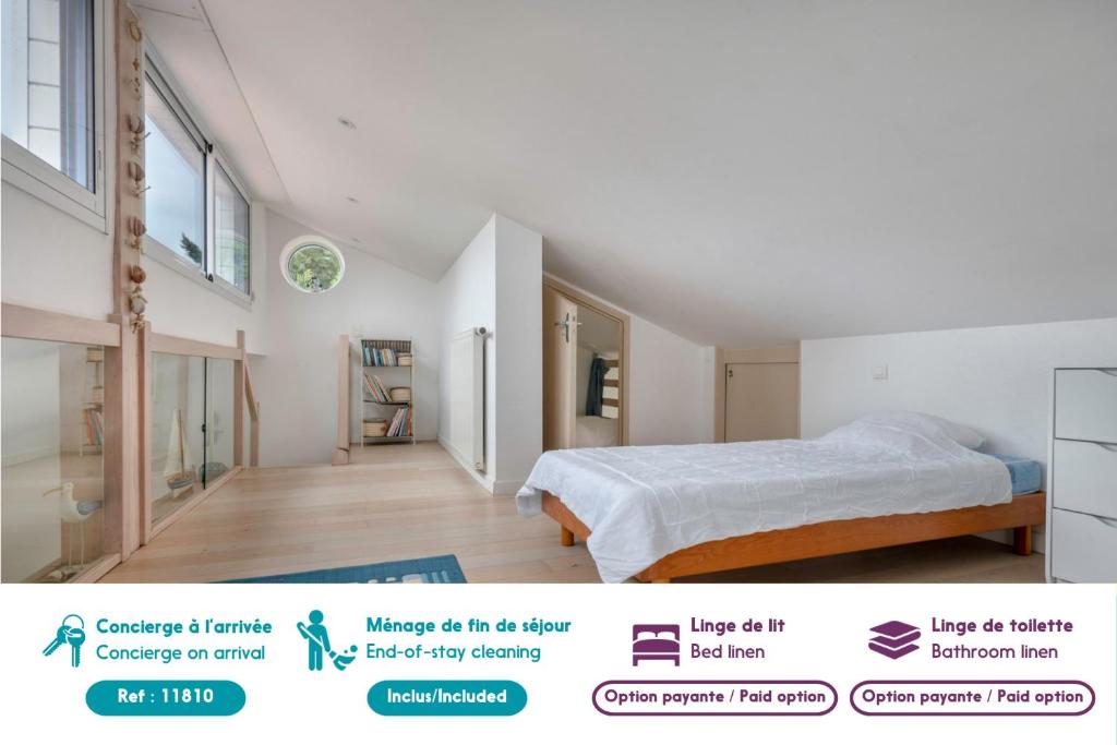 Maison avec jardin à 300 m de la plage - 6 pers - 4