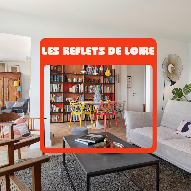 Les Reflets de Loire, appartement calme avec vue - 1