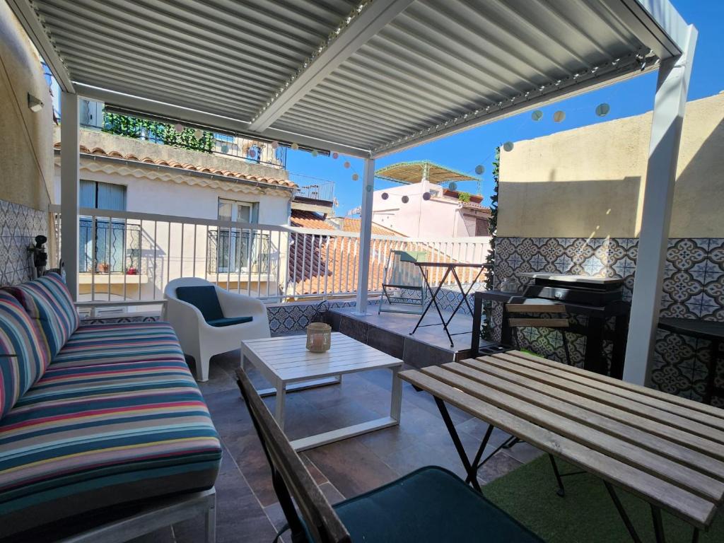 appartement avec terrasse vue mer - 1
