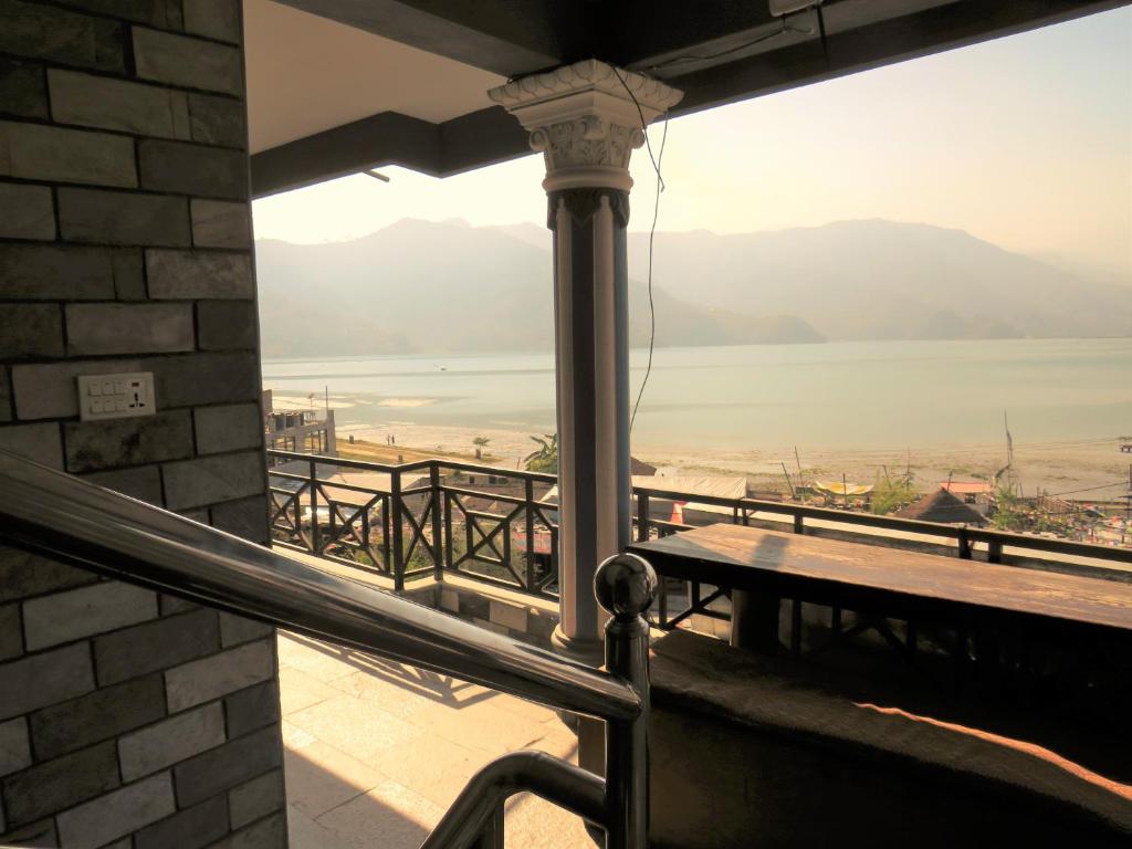 View, Lake Vision Guesthouse in Pokhara