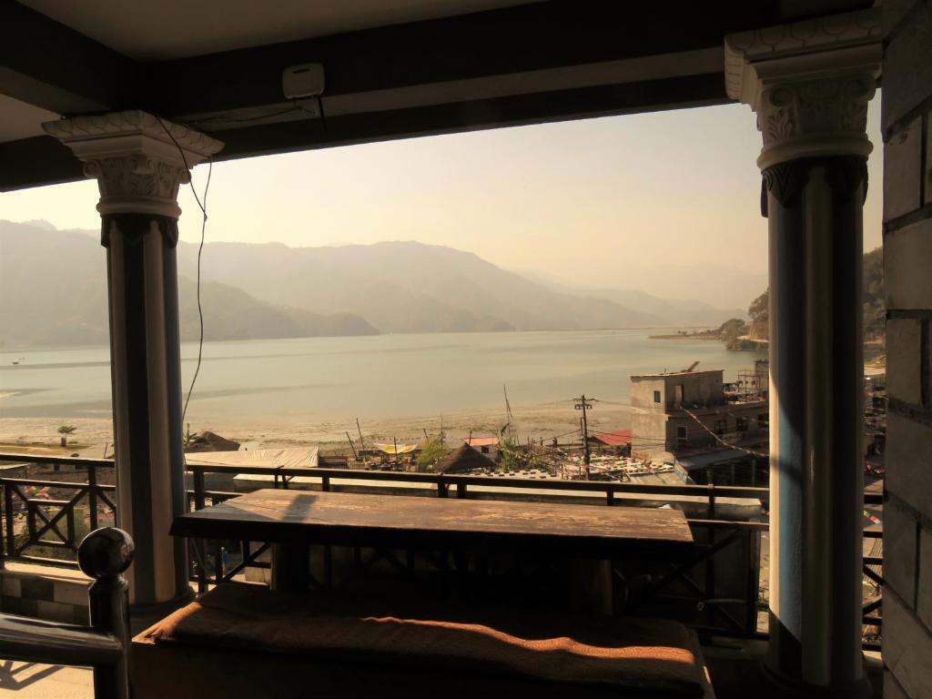View, Lake Vision Guesthouse in Pokhara