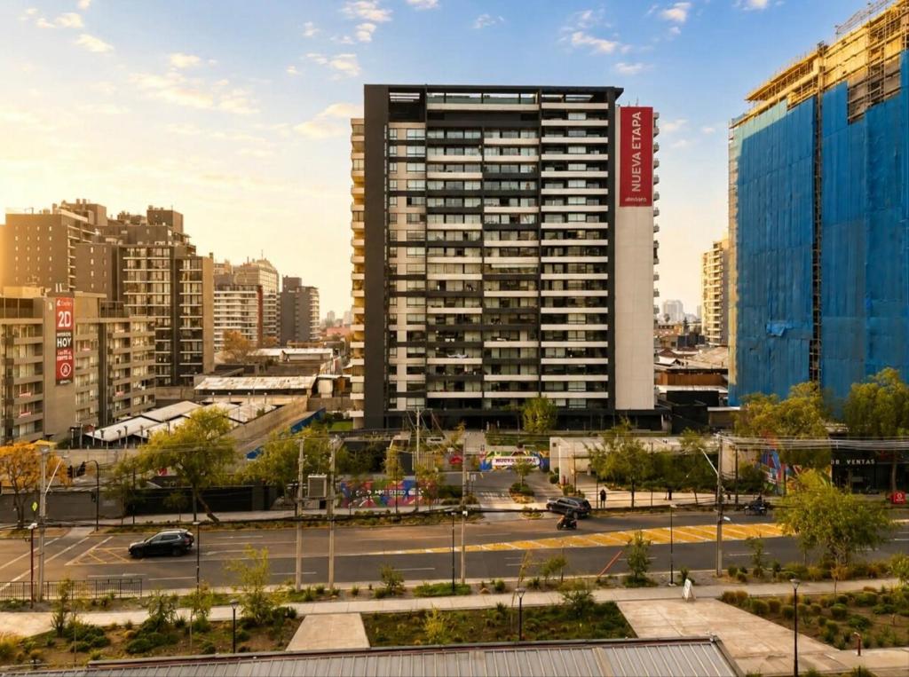 Moderno apto en Ñuñoa cercano al metro Irarrazaval y Barrio Italia con Aire Acondicionado - 4