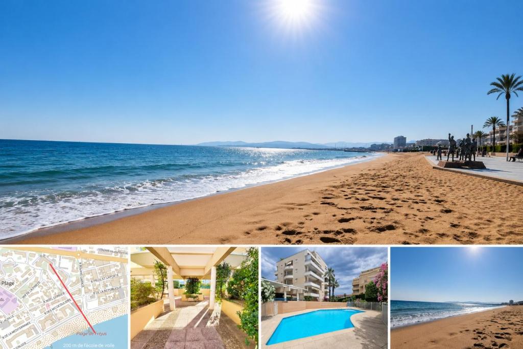 T2,garage,AC,swimming pool,750 m from the beach. - 3
