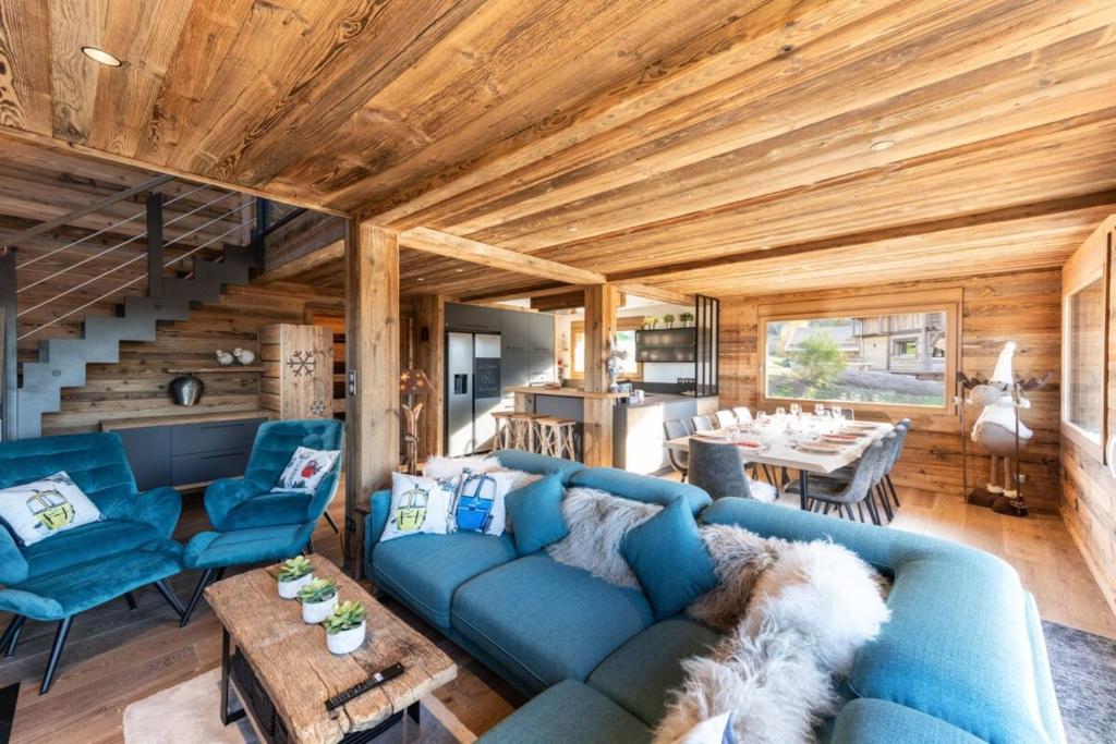 La Cabane des Oursons Familienchalet mit Whirlpool - 3