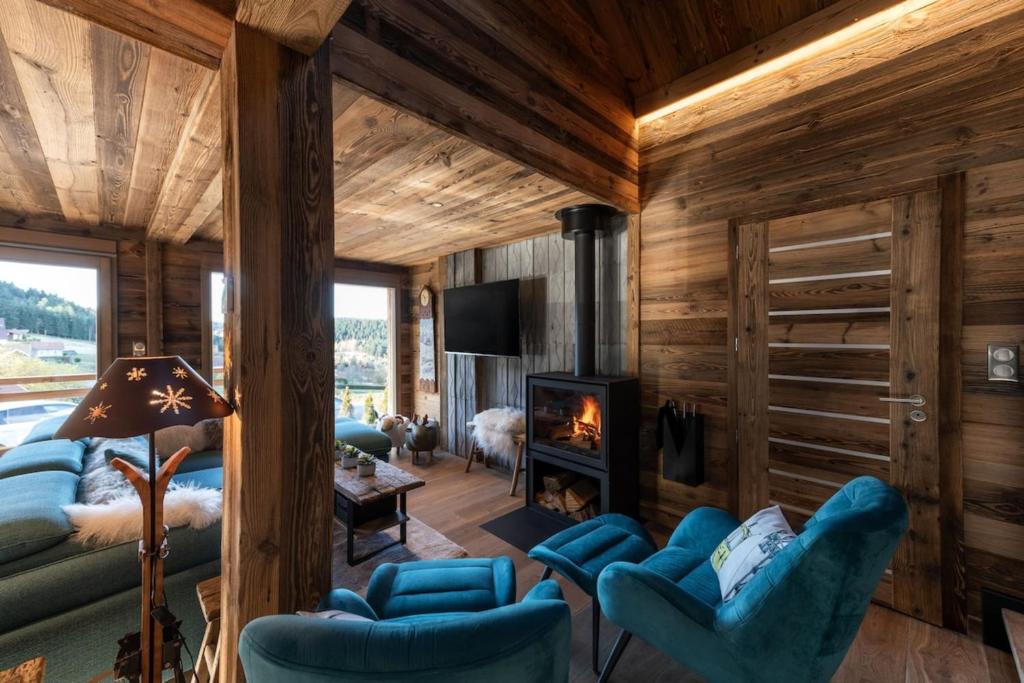 La Cabane des Oursons Familienchalet mit Whirlpool - 4