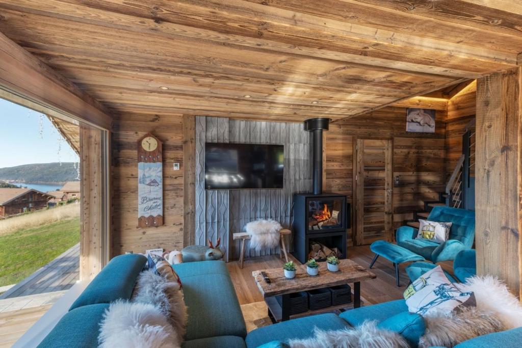 La Cabane des Oursons Familienchalet mit Whirlpool - 5