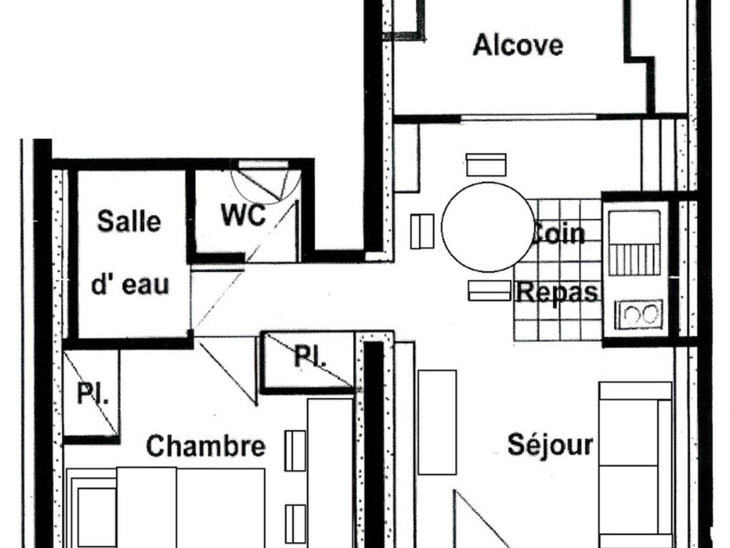 Bel appartement 2 pièces + Alcove pour 4 personnes - FR-1-293-159 - 4