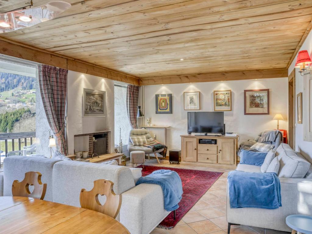 Appartement 2 chambres avec balcon, parking, piscine et Wi-Fi près du centre de Megève - FR-1-453-175 - 1