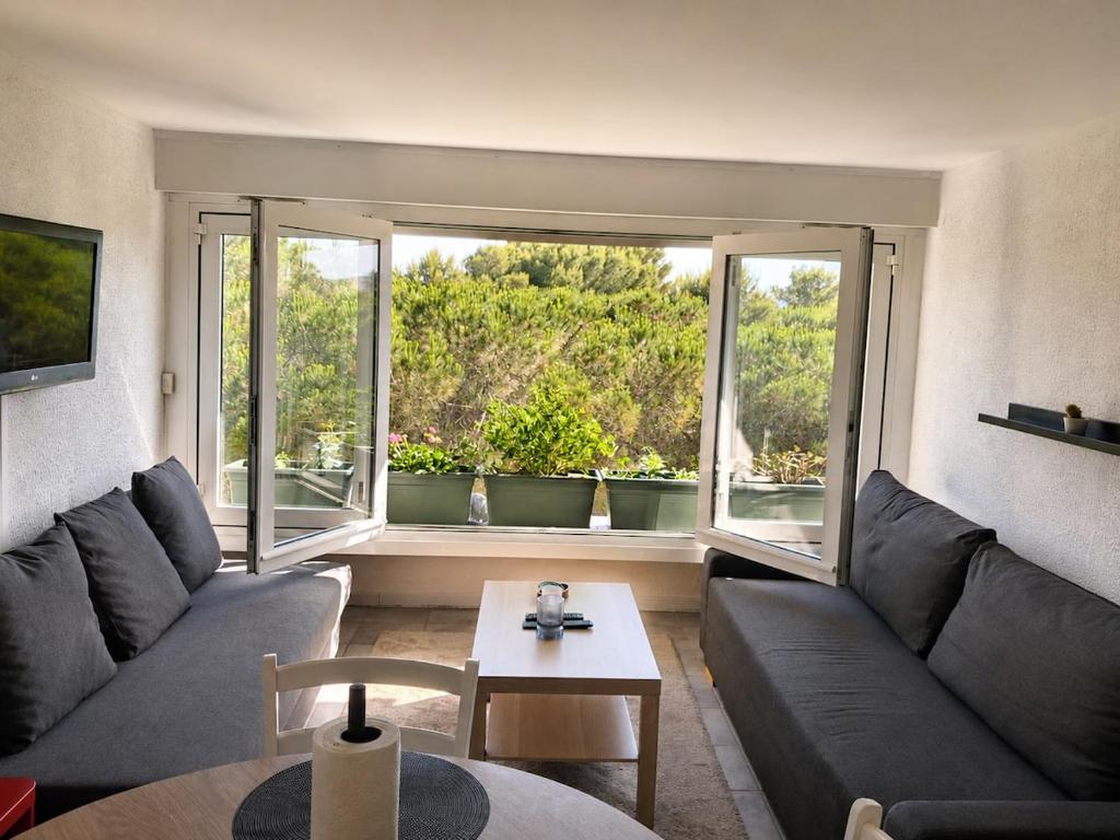 studio bord de mer, clim, jardin et parking - 1