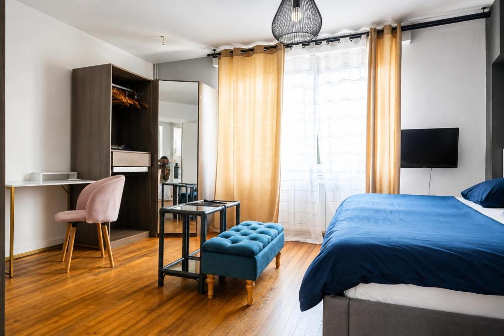 Appt en Duplex, centre-ville, jardin, Terrasse, Parking à 5 min à pied de la plage - 3