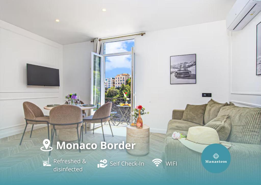 5mn Monaco - Séjour luxe - Balcon ensoleillé - GW - 1