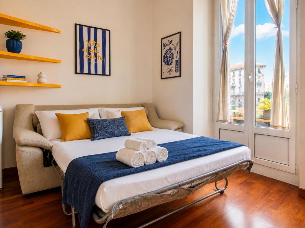 Central Station 5 min - Double bed Caiazzo 4 guests Wifi - 2