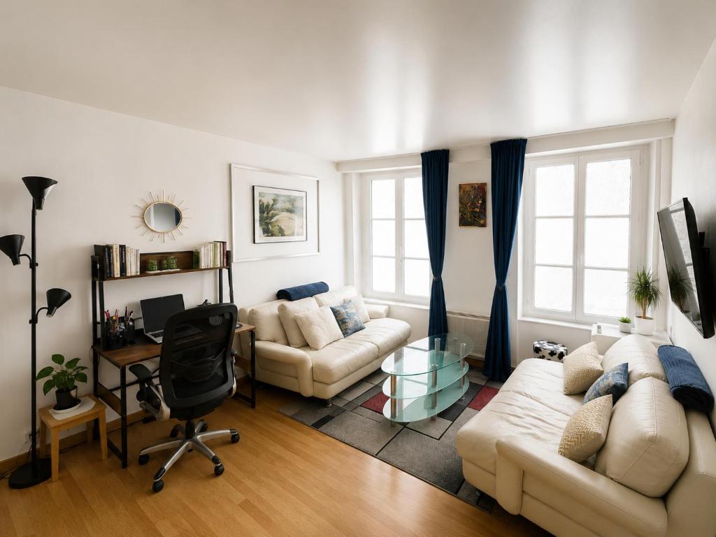 Studio lumineux avec charme parisien - 1