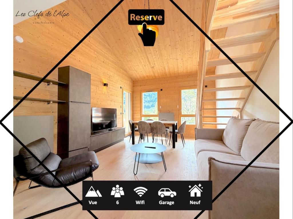 T3 neuf et calme - Vue sublime et garage privé - 1